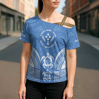 FSM Kosrae States Cross Shoulder Shirt Micronesia Six 9 One Polynesian Tribal Pattern LT9 - Polynesian Pride