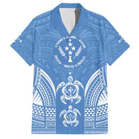 FSM Kosrae States Hawaiian Shirt Micronesia Six 9 One Polynesian Tribal Pattern LT9 Blue - Polynesian Pride