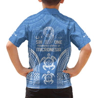 FSM Kosrae States Hawaiian Shirt Micronesia Six 9 One Polynesian Tribal Pattern LT9 - Polynesian Pride