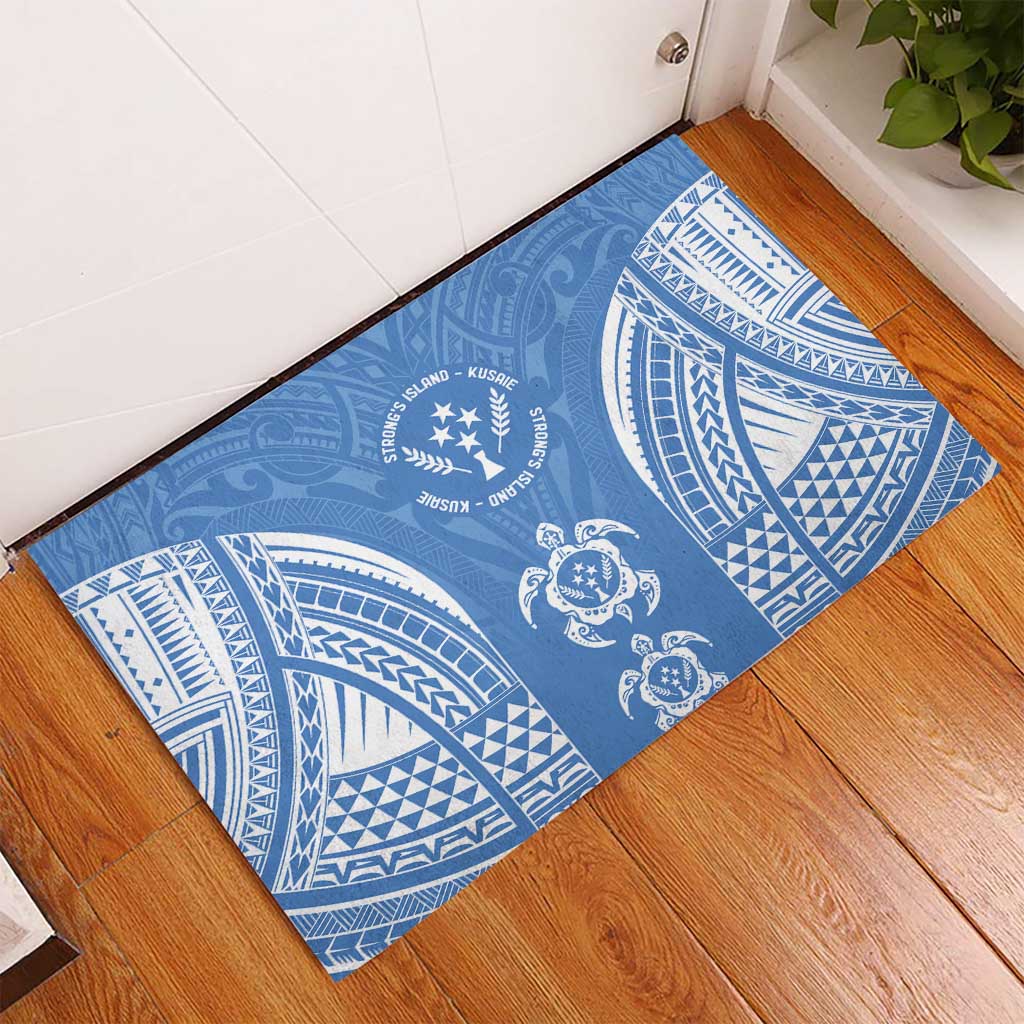 FSM Kosrae States Rubber Doormat Micronesia Six 9 One Polynesian Tribal Pattern LT9 - Polynesian Pride