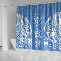 FSM Kosrae States Shower Curtain Micronesia Six 9 One Polynesian Tribal Pattern LT9 - Polynesian Pride