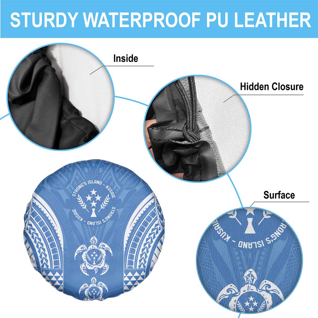 FSM Kosrae States Spare Tire Cover Micronesia Six 9 One Polynesian Tribal Pattern LT9 - Polynesian Pride