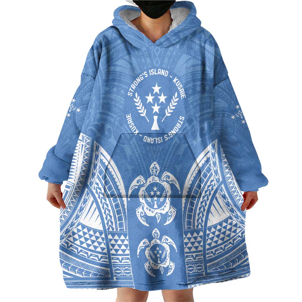 FSM Kosrae States Wearable Blanket Hoodie Micronesia Six 9 One Polynesian Tribal Pattern LT9 - Polynesian Pride