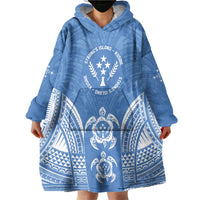FSM Kosrae States Wearable Blanket Hoodie Micronesia Six 9 One Polynesian Tribal Pattern LT9 - Polynesian Pride