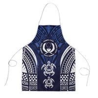FSM Pohnpei States Apron Micronesia Six 9 One Polynesian Tribal Pattern LT9 Blue - Polynesian Pride