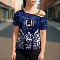 FSM Pohnpei States Cross Shoulder Shirt Micronesia Six 9 One Polynesian Tribal Pattern LT9 - Polynesian Pride