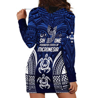 FSM Pohnpei States Hoodie Dress Micronesia Six 9 One Polynesian Tribal Pattern LT9 - Polynesian Pride