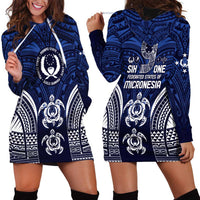 FSM Pohnpei States Hoodie Dress Micronesia Six 9 One Polynesian Tribal Pattern LT9 - Polynesian Pride