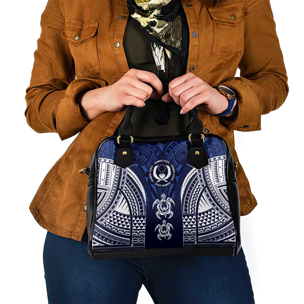 FSM Pohnpei States Shoulder Handbag Micronesia Six 9 One Polynesian Tribal Pattern LT9 - Polynesian Pride