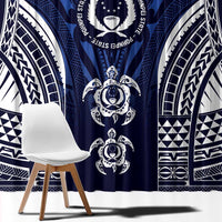 FSM Pohnpei States Window Curtain Micronesia Six 9 One Polynesian Tribal Pattern LT9 - Polynesian Pride