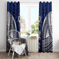 FSM Pohnpei States Window Curtain Micronesia Six 9 One Polynesian Tribal Pattern LT9 - Polynesian Pride