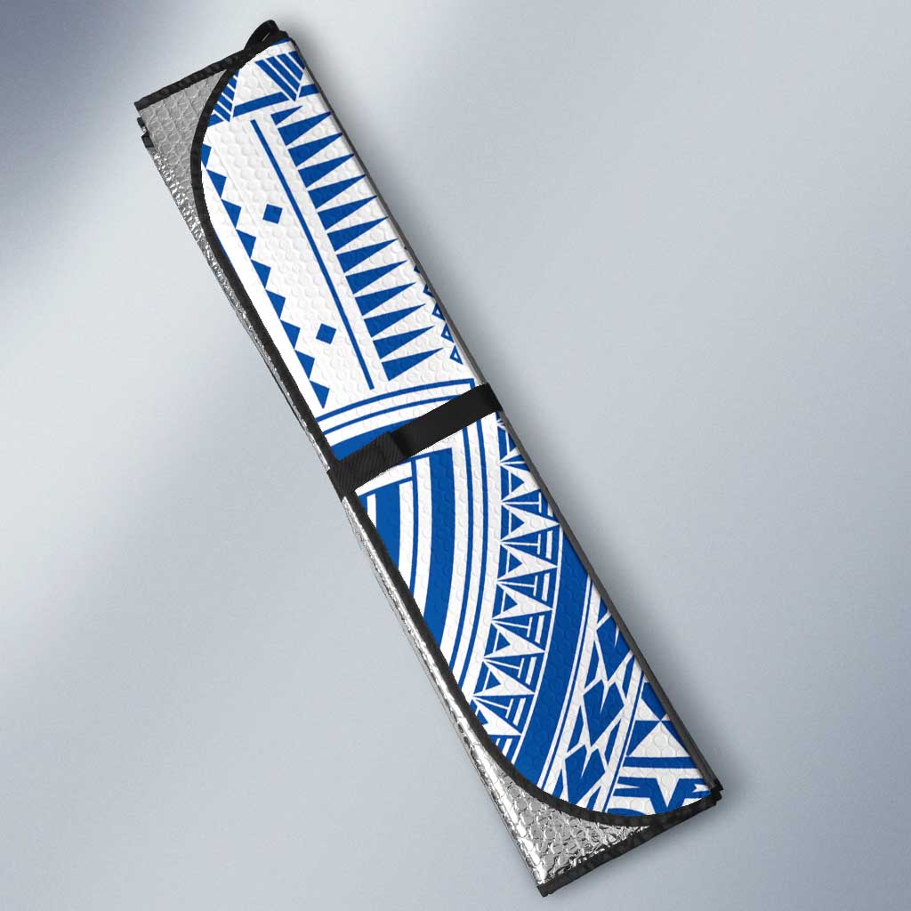 FSM Yap States Auto Sun Shade Micronesia Six 9 One Polynesian Tribal Pattern LT9 - Polynesian Pride