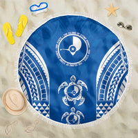 FSM Yap States Beach Blanket Micronesia Six 9 One Polynesian Tribal Pattern LT9 One Size 150cm Blue - Polynesian Pride