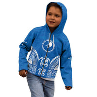 FSM Yap States Kid Hoodie Micronesia Six 9 One Polynesian Tribal Pattern LT9 - Polynesian Pride