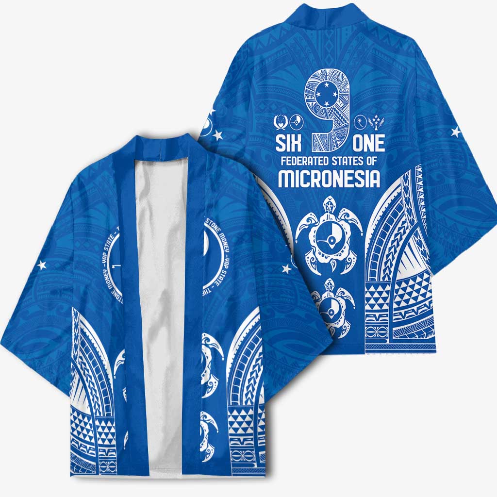 FSM Yap States Kimono Micronesia Six 9 One Polynesian Tribal Pattern LT9 - Polynesian Pride