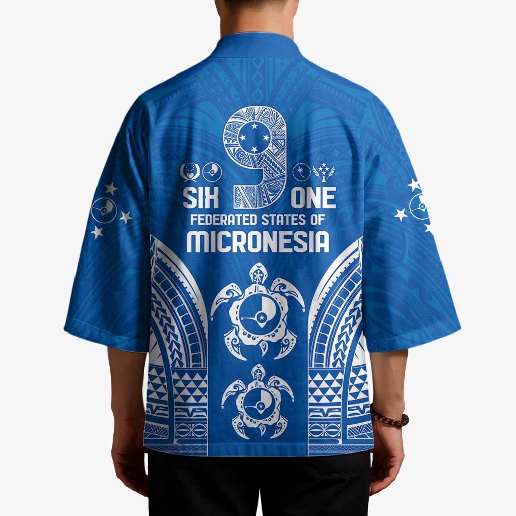 FSM Yap States Kimono Micronesia Six 9 One Polynesian Tribal Pattern LT9 - Polynesian Pride