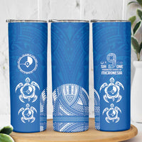 FSM Yap States Skinny Tumbler Micronesia Six 9 One Polynesian Tribal Pattern LT9 - Polynesian Pride