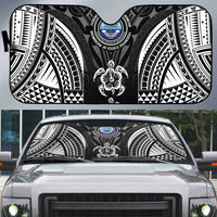 FSM Micronesia Six 9 One Auto Sun Shade Polynesian Tribal Pattern LT9 Black - Polynesian Pride