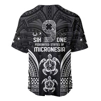 FSM Micronesia Six 9 One Baseball Jersey Polynesian Tribal Pattern LT9 - Polynesian Pride