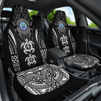 FSM Micronesia Six 9 One Car Seat Cover Polynesian Tribal Pattern LT9 One Size Black - Polynesian Pride