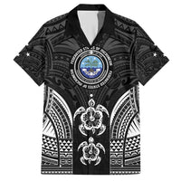 FSM Micronesia Six 9 One Hawaiian Shirt Polynesian Tribal Pattern LT9 Black - Polynesian Pride