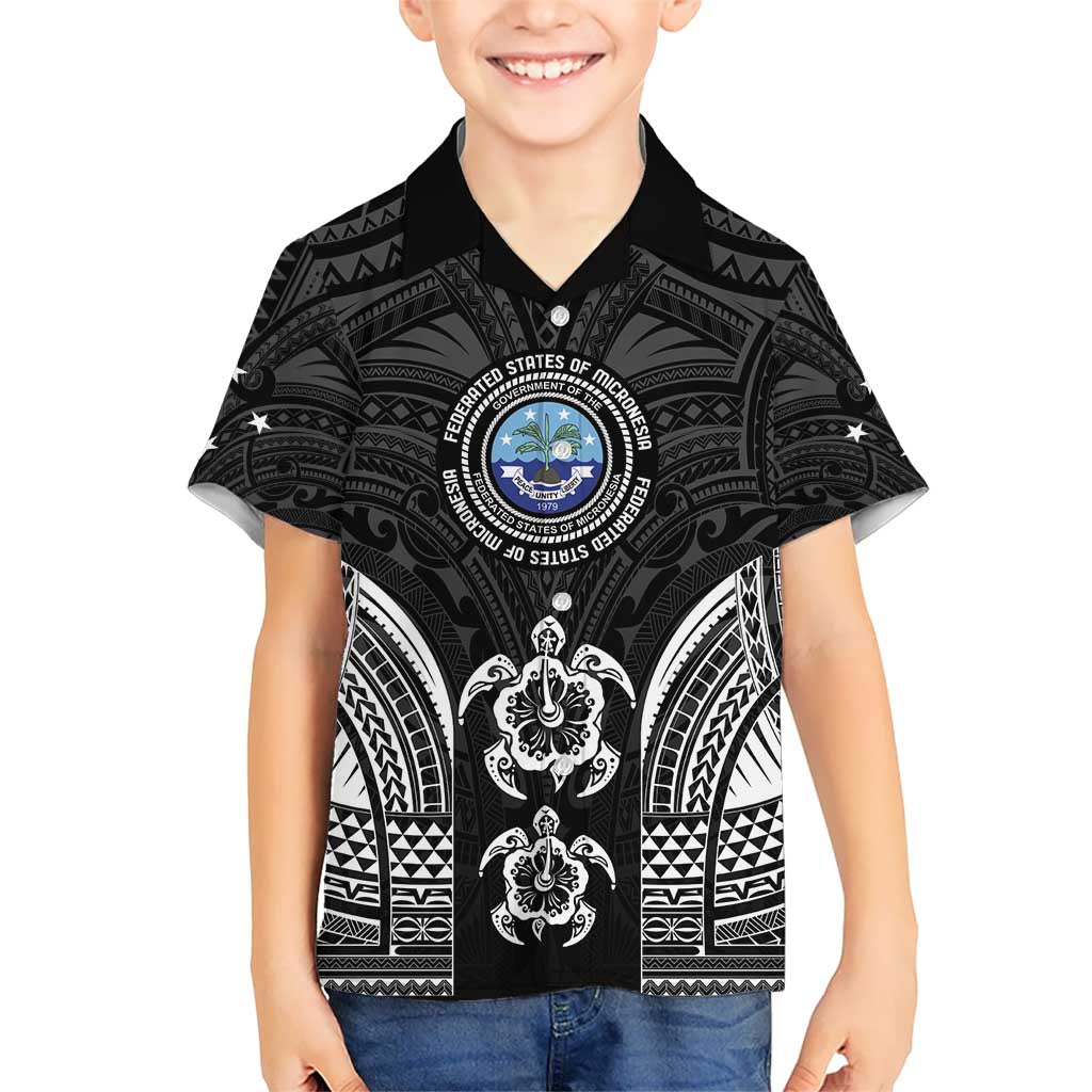 FSM Micronesia Six 9 One Hawaiian Shirt Polynesian Tribal Pattern LT9 - Polynesian Pride