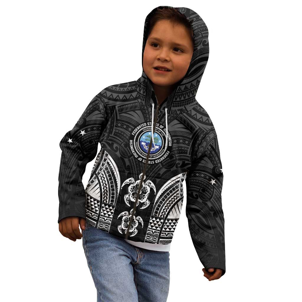 FSM Micronesia Six 9 One Kid Hoodie Polynesian Tribal Pattern LT9 - Polynesian Pride