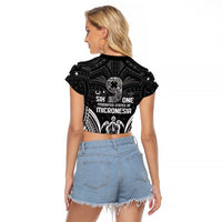 FSM Micronesia Six 9 One Raglan Cropped T Shirt Polynesian Tribal Pattern LT9 - Polynesian Pride