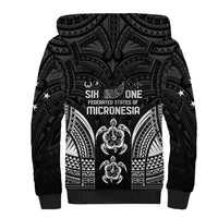 FSM Micronesia Six 9 One Sherpa Hoodie Polynesian Tribal Pattern LT9 - Polynesian Pride