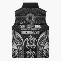 FSM Micronesia Six 9 One Sleeveless Puffer Jacket Polynesian Tribal Pattern LT9 - Polynesian Pride