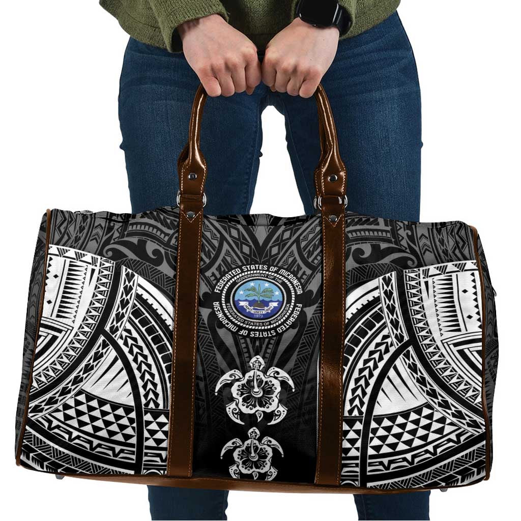 FSM Micronesia Six 9 One Travel Bag Polynesian Tribal Pattern LT9 Black - Polynesian Pride
