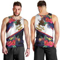 American Samoa Flag Day Since 1900 Men Tank Top Samoa Muamua Le Atua Tropical Flowers LT9 - Polynesian Pride