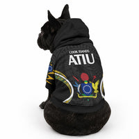 Polynesian Pride Atiu Island Pet Hoodie Cook Islands Tribal Wave Style LT9 - Polynesian Pride