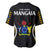 Polynesian Pride Mangaia Island Baseball Jersey Cook Islands Tribal Wave Style LT9 - Polynesian Pride