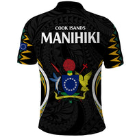 Polynesian Pride Manihiki Island Polo Shirt Cook Islands Tribal Wave Style LT9 - Polynesian Pride