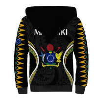 Polynesian Pride Manihiki Island Sherpa Hoodie Cook Islands Tribal Wave Style LT9 - Polynesian Pride
