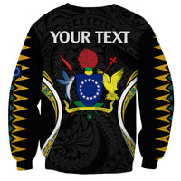 (Personalised) Polynesian Pride Manihiki Island Sweatshirt Cook Islands Tribal Wave Style LT9 - Polynesian Pride