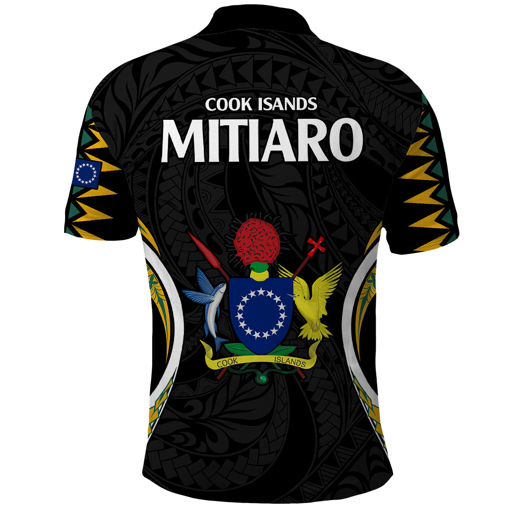 Polynesian Pride Mitiaro Island Polo Shirt Cook Islands Tribal Wave Style LT9 - Polynesian Pride