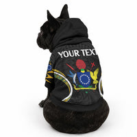 Personalised Polynesian Pride Mitiaro Island Pet Hoodie Cook Islands Tribal Wave Style LT9 - Polynesian Pride
