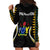 Polynesian Pride Palmerston Island Hoodie Dress Cook Islands Tribal Wave Style LT9 - Polynesian Pride