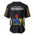 Polynesian Pride Penrhyn Island Baseball Jersey Cook Islands Tribal Wave Style LT9 - Polynesian Pride