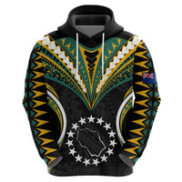 Polynesian Pride Penrhyn Island Hoodie Cook Islands Tribal Wave Style LT9 - Polynesian Pride