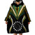 Polynesian Pride Penrhyn Island Wearable Blanket Hoodie Cook Islands Tribal Wave Style LT9 - Polynesian Pride