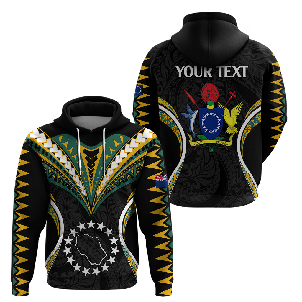 Custom Polynesian Pride Penrhyn Island Hoodie Cook Islands Tribal Wave Style LT9 - Polynesian Pride
