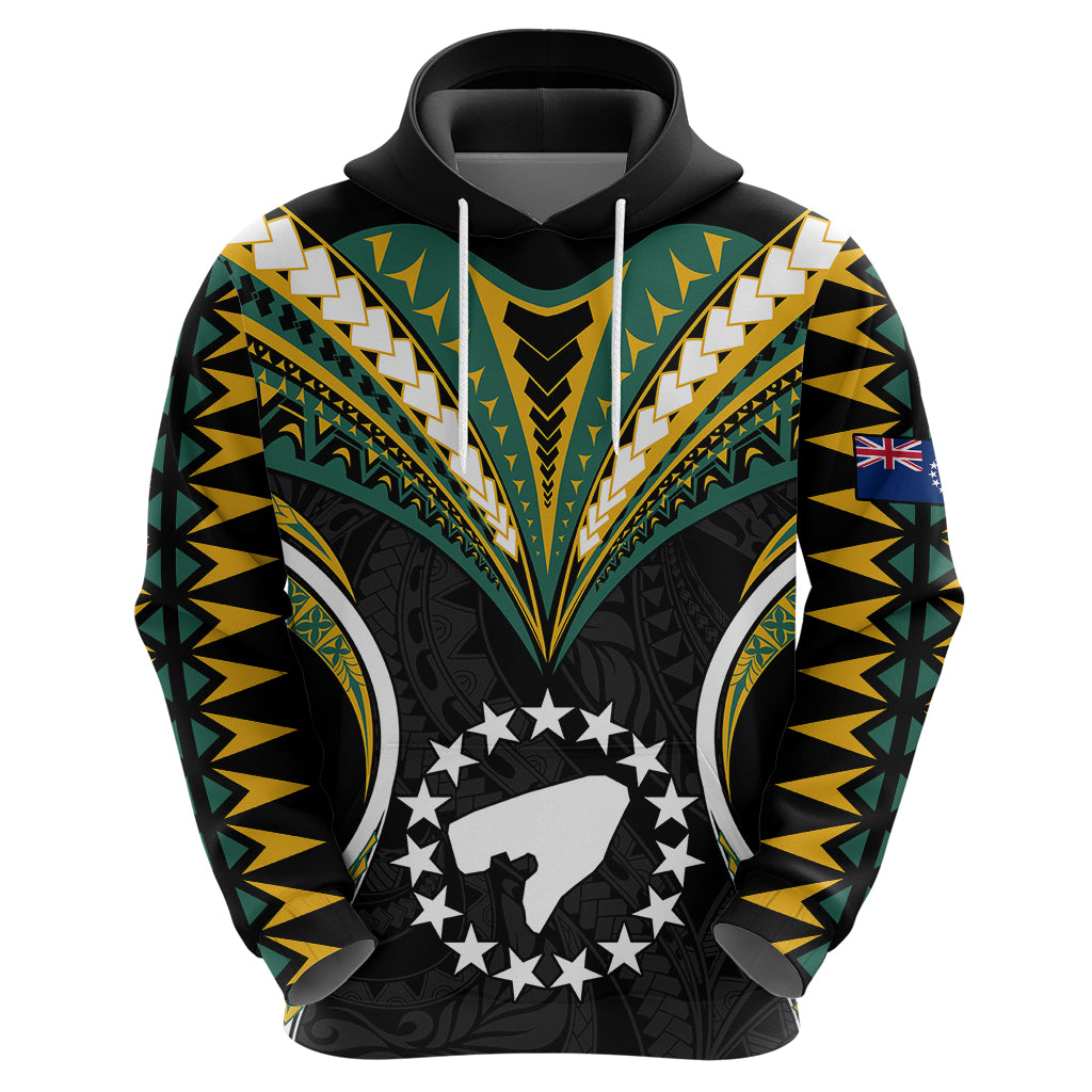 Polynesian Pride Pukapuka Island Hoodie Cook Islands Tribal Wave Style LT9 - Polynesian Pride