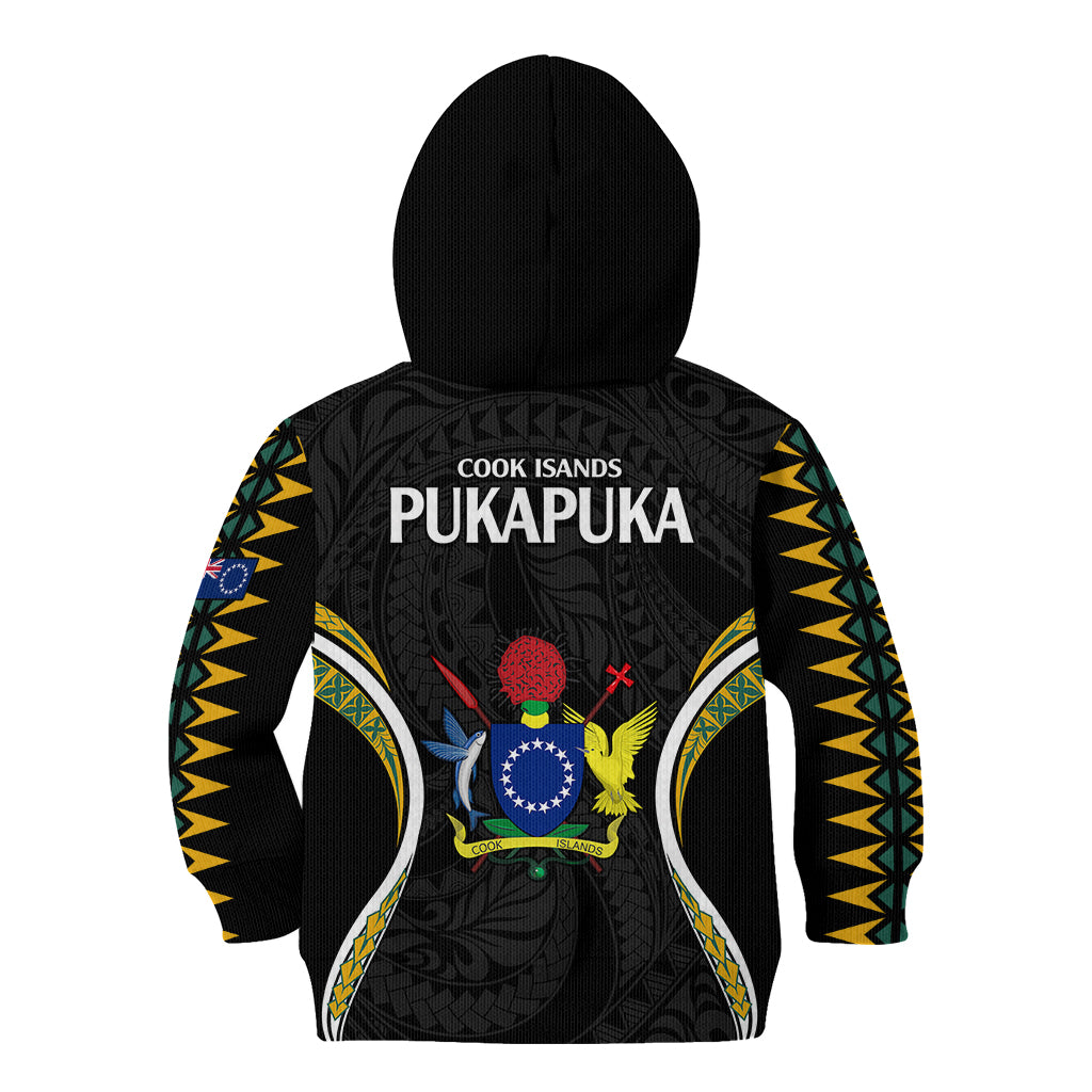 Polynesian Pride Pukapuka Island Kid Hoodie Cook Islands Tribal Wave Style LT9 - Polynesian Pride