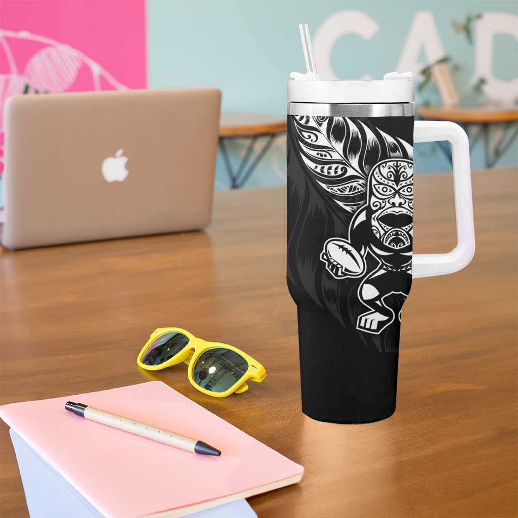 New Zealand All Black Rugby Tumbler With Handle LT9 - Polynesian Pride