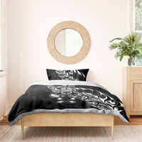 New Zealand Rugby Custom Bedding Set Opango All Black Fern LT9 - Polynesian Pride
