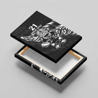 New Zealand Rugby Custom Canvas Wall Art Opango All Black Fern LT9 - Polynesian Pride