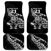 New Zealand Rugby Custom Car Mats Opango All Black Fern LT9 - Polynesian Pride